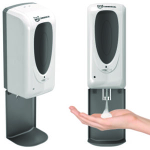 Hand Sanitizer Dispenser; Disinfectants; Germ-Killers; Hygiene; Restrooms; Sanitary; Soaps