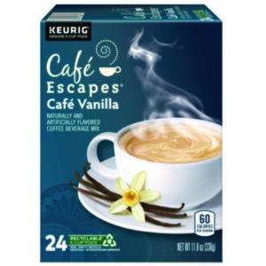 K-Cup; K-Cups; Kcup; Kcups; Beverage; Beverages; Coffee; Green Mountain Coffee Roasters; Café Escapes Café Vanilla Commercial Coffee Brewers; Drinks; Breakrooms; Vending; Hospitality; Lounges