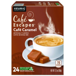 K-Cup; K-Cups; Kcup; Kcups; Beverage; Beverages; Coffee; Green Mountain Coffee Roasters; Café Escapes Café Caramel Commercial Coffee Brewers; Drinks; Breakrooms; Vending; Hospitality; Lounges