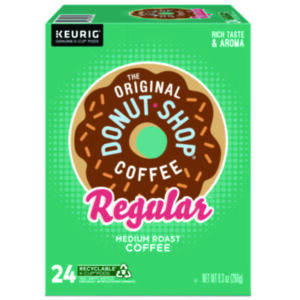 K-Cup; K-Cups; Kcup; Kcups; Beverage; Beverages; Coffee People Donut Shop Coffee Coffee People; Donut Shop Extra Bold Medium Roast Coffee; Donut Shop Coffee; Extra Bold; Medium Roast; American Roast; Coffee; Keurig; Keurig Brewing System; Single Cup; Drinks; Breakrooms; Vending; Hospitality; Lounges