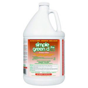 Simple Green d Pro 3 Plus; Antibacterial Cleaner; Disinfectant; Sanitizer; Deodorizer; Fungicide; Mildewstat; Virucide; Bactericide; Hospital Grade; EPA Registered; OSHA Bloodborne Pathogen Compliant; MRSA; Cold; Flu; HIV; E. Coli; Athlete&apos;s Foot; High Dilution; Non-Acidic; Mold; Mildew; Fungi; Broad Spectrum; Concentrate; Listeria; Staph; Hepatitis B; Hepatitis C