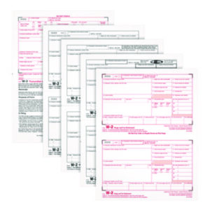 4-Part; 8-1/2 x 5-1/2; Forms; Forms/Envelopes; Income Tax Forms & Envelopes; IRS; IRS Forms & Envelopes; Laser Printer; Tax; Tax Form; Tax Forms & Envelopes; TOPS; W-2 Forms; W-2 Tax Forms; Paperwork; Records; Documents; Pre-Printed; Record-Keeping; TOP2299095