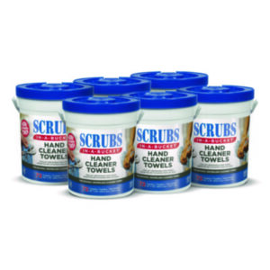 Scrubs In-A-Bucket; Scrubs-In-A-Bucket; Gojo; Kimberly; Wypall; Convenient; Degreaser; Soap; Hand Cleaner; Gojo; Scrubs; Wipe; Wipes; Wiper; Wipers; Citrus; Textured; Towel; Pre-Moisten; Portable; Cleaning Wipes; Scrub Brands; Scrubs In A Bucket; Scrub Towel; Scrubstowel; Scrubs Towel; Scrubsinabucket; Scrubs Bucket; Water-Less; Waterless; Paint; Painting; Tool Cleaner; Tub O Towels; Scrubsbucket; Hand Cleaners; Hand Cleaning; Dirt; Tar; Oils; Grease; Paints; Adhesives; Epoxies; Caulks; Inks; Dyes; Urethanes; Lubricants; Cable Jelly; Asphalt; Dual Textured; Textured; Heavy Duty; Extra Large; XL; Citrus; No Sticky Residue; No Rinsing; No Rinse; Dissolves Industrial Soils; Loosens Industrial Soils; Kimberly-Clark; MRO; Industrial; Best Towels; Professional; Degreasing; Degrease; Tub O&apos; Towels; Dual-Action; Dual Action; Scrub; Hand Cleaner; Heavy-Duty; Simple Green; Grime Boss; Grime; Grip Clean; Crocodile Cloth; Scrubbing Towels; Big Wipes; Proferred; Monk Wipes; Mechanic; Electrician; Plumber; Plumbing; HVAC; Maintenance; Fast Towel; Fast Towels; Engineers; Tough Towel; Tough Towels; Tough; Zep; Cherry Bomb; Miracle Wipes; Miracle Wipe; DIY; Painter; Strong; Multi-Surface; Multisurface; Multi Surface; Advanced Cleaning Power; Wet; 42272; 42201; 42230; Dymon; ITW Pro Brands; ITW; Handy Jack; NSF E4; NSF; SC Johnson; Proscrub; Pro Scrub; Power Clean; Abilityone; Ability One; Kresto; Kwik-Wipes; Kwikwipes; Kwik Wipes; Monk; Monks; Monk Mechanics; Monks Mechanics