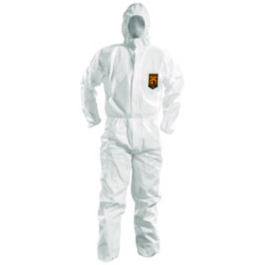 KLEENGUARD; A50; Chemical Splash Protection; Coveralls; Safety; Attire; Clothes; Clothing; Coverings; Gear; Wear