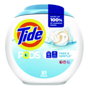 Detergent; Pacs; 4 In 1; 3 In 1; Unit Dose Laundry; Single Dose; Pods; Laundry Pacs; Tide; Tide Pods; Packs; Febreze; Tide Plus Febreze; Tide With Febreze; Febreze Detergent; Tide Pods Plus Febreze; HE; Regular Machines; HE Turbo; Odor Defense; Sport Detergent; Odor; Odor Eliminator; Odor Remover; Odor Neutralizer; Laundry Odor Eliminator; Free; Scent Free; Free & Gentle; Gentle; Unscented