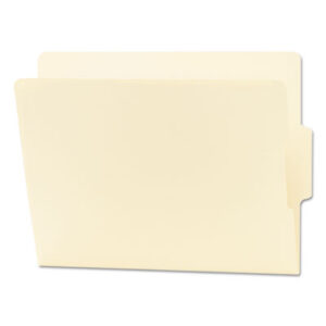 1/3 Cut Tab; 9" Front; Center Position; Double-Ply; End Tab; End Tab File Folders; End Tab Folder; File Folders; Folders; Letter Size; Manila; Open Shelf; Recycled Product; Shelf Filing; SMEAD; Manilla; Sleeves; Sheaths; Shells; Ordering; Storage; Files