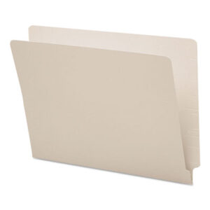 Double-Ply; End Tab; End Tab Folder; File Folder; Folders; Gray; Letter Size; Open Shelf; Recycled Product; Shelf Filing; SMEAD; Straight Cut; Sleeves; Sheaths; Shells; Ordering; Storage; Files