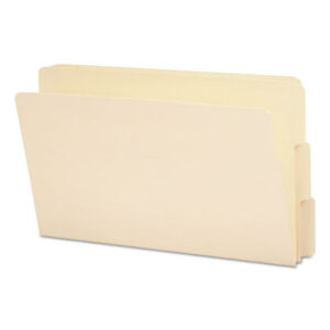 1/3 Cut Tab; 9" Front; Assorted Positions; Double-Ply; End Tab; End Tab File Folders; End Tab Folder; File Folder; Folders; Legal Size; Manila; Open Shelf; Recycled Product; Shelf Filing; SMEAD; Manilla; Sleeves; Sheaths; Shells; Ordering; Storage; Files