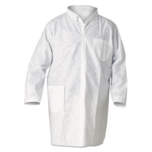 KLEENGUARD; A20; Particle Protection; Lab Coats; Safety; Attire; Clothes; Clothing; Coverings; Gear; Wear