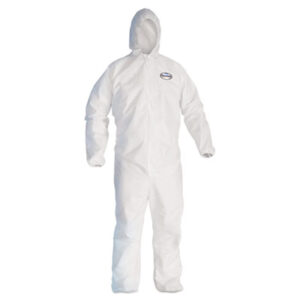 KLEENGUARD; A40; Liquid Protection; Particle Protection; Coveralls; Safety; Attire; Clothes; Clothing; Coverings; Gear; Wear