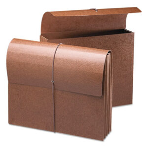 3-1/2" Expansion; Accordion File; Accordion Files; Elastic Cord; Expanding; Expanding File; Expanding Files; Expanding Wallet; Files; Leather-Like; Recycled Product; Recycled Products; Redrope Gussets; SMEAD; Sleeves; Pockets; Accordion; Filing; Gussets