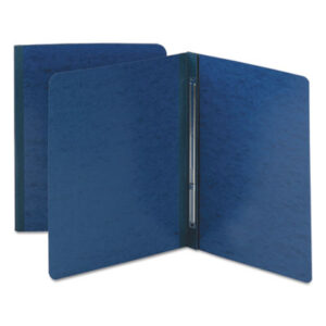 11 x 8-1/2 Sheet Size; Cover; Dark Blue; Folder; Portfolio; Portfolios; Pressboard Report Covers; Prong Fastener; Prong Fasteners; Recycled Product; Recycled Products; Report; Report Cover; Report Covers; Side Opening; SMEAD; Sleeves; Sheaths; Covering; Jacket; Briefs; Handouts; Proposals; Documents; Resumes; Presentations