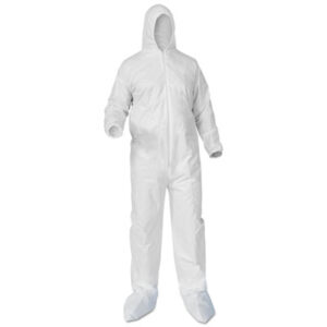 A35; Hooded; Booted; Coveralls; Attire; Clothes; Clothing; Coverings; Gear; Wear