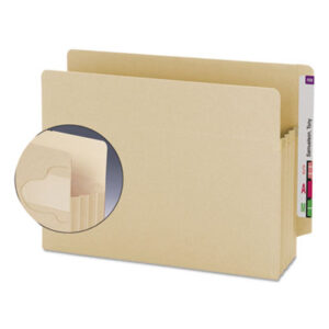 Smead®; Expandable File Folders; Expandable File Folders-End Tab Pocket; Sleeves; Pockets; Accordion; Filing; Gussets