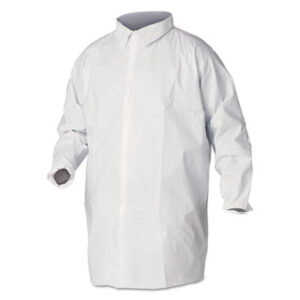 KLEENGUARD; A40; Liquid Protection; Particle Protection; Lab Coats; Safety; Attire; Clothes; Clothing; Coverings; Gear; Wear