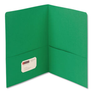 11 x 8-1/2; Cover; Folder; Green; Pocket; Pocket Portfolio; Pocket Portfolios; Portfolio; Portfolios; Recycled Product; Recycled Products; Report; Report Cover; Report Covers; SMEAD; Sleeves; Sheaths; Shells; Storage; Protection