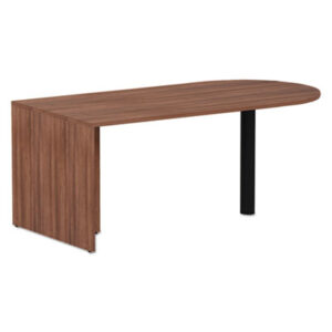 Desk; Alera; Valencia; Valencia Series; D Top; D Top Desk; 72" Desk; Laminate; Escritorio; Bureau; Mahogany Desk