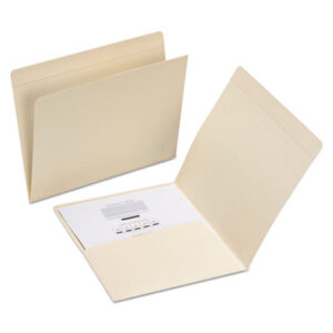 File Folders; Folder; Inside Pocket; Letter Size; Manila; Media; Pocket; Recycled Product; SMEAD; Straight Cut Tab; Top Tab; Manilla; Sleeves; Sheaths; Shells; Ordering; Storage; Files