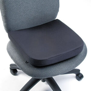 Black; Chairs; Cotton/Polyester Fabric Cover; Cushions & Accessories; KENSINGTON; Memory Foam; Rests; Seat; Seat Rest; Seat Support; Seat Support Cushion; Seat Support Cushions; Support; Posture; Backrests; Chiropractic; Ergonomics; Chair Accessories