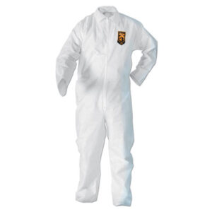 KLEENGUARD; A80; Chemical Permeation; Jet Fluid Protection; Coveralls; Safety; Attire; Clothes; Clothing; Coverings; Gear; Wear