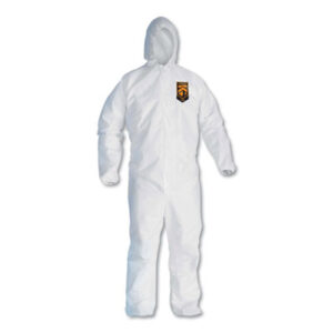 KLEENGUARD; A40; Liquid Protection; Particle Protection; Coveralls; Safety; Attire; Clothes; Clothing; Coverings; Gear; Wear