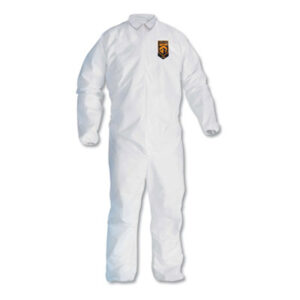 KLEENGUARD A30 Elastic-Back and Cuff Coveralls; Clothing; Gear; Attire; Wear; Coverings; Clothes