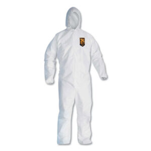 KLEENGUARD; A20; Breathable; Particle Protection; MICROFORCE; Hooded; Coveralls; Safety; Attire; Clothes; Clothing; Coverings; Gear; Wear