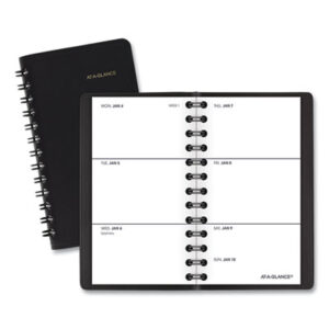 Appointment; Appointment Book; Appointment Books; AT-A-GLANCE; Black; Calendar; Date Book; Weekly; Memos; Sheets; Schedules; Reminders; Agendas; Recycled