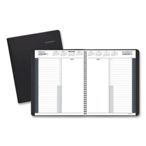 Appointment; Appointment Book; Appointment Books; AT-A-GLANCE; Calendar; Daily; Date Book; Black; 24-Hour; Memos; Sheets; Schedules; Reminders; Agendas; Recylced