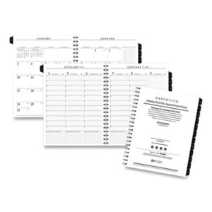 Appointment; Appointment Book; Appointment Books; Appointment Books/Refills; AT-A-GLANCE; Black; Calendar; Date Book; Planner; Refill; Weekly; Weekly/Monthly; Recycled