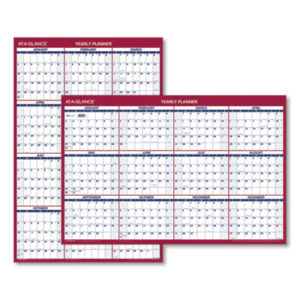 At a Glance; erasable; yearly; calendar; calendars; wall; wall planner; yearly erasable