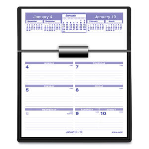 at a glance; flip a week; desk calendar refill; refill; calendar refill