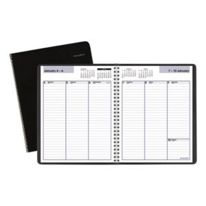 Day Minder; DayMinder; recycled; weekly; planner; planners; ruled; recycled weekly; open scheduling; recycled appointment book; appointment book; appointment