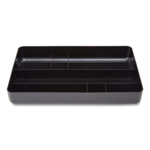 Black; Desk Accessories; Desk Drawer; Desk Drawer Trays; Desktop Supplies; Drawer Organizer; Drawer Organizers; Drawer Organizers & Trays; Stationery Holder; Steel; Tray; Trays; Platters; Containers; Caddies; Desk; Shells; Boxes