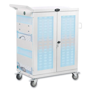 UV; Medical Grade; Charging Cart; Antimicrobial; Tripp Lite; Chromebooks; Sanitizes; Charging Cart; Device Management; Dock; Electrical; Outlet; Power Supply; Storage