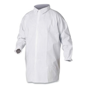 KLEENGUARD; A20; Particle Protection; Lab Coats; Safety; Attire; Clothes; Clothing; Coverings; Gear; Wear