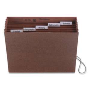 Accordion File; Accordion Files; Expanding File; Expanding Files; Files; Recycled Product; Recycled Products; Redrope Expanding File; SMEAD; Sleeves; Pockets; Accordion; Filing; Gussets