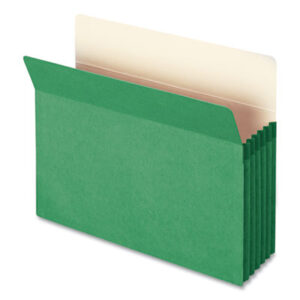 5-1/4; Accordion File Pocket; Drop Front; Expanding File Pocket; Expanding Pocket; File Pocket; File Pockets; Green; Letter Size; Pocket; Pockets; Recycled Product; Recycled Products; SMEAD; Straight Cut Tab; Sleeves; Accordion; Filing; Gussets