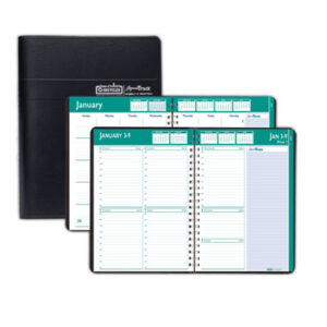 Appointment; Appointment Book; Appointment Books; Black; Calendar; Date Book; Express Track; HOUSE OF DOOLITTLE; Planner; Recycled Product; Recycled Products; Weekly; Weekly/Monthly; Memos; Sheets; Schedules; Reminders; Agendas