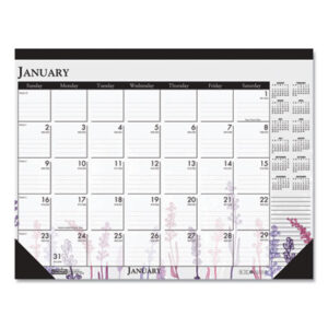 Monthly Desk Pad Calendar; Calendar; Agendas; Annuals; Appointment Tracking; Dates; Dating; Organizers; Pages; Time-Management