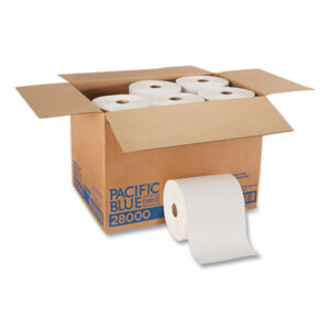 12 Rolls per Carton; 7-7/8 x 350-ft.; Bathroom Supplies; GEORGIA PACIFIC; Janitorial Supplies; Paper Goods/Dispensers; Paper Towel; Signature Towels; Towel; Towels; Towels & Dispensers; Washroom Supplies; White; Sponges; Swabs; Cloths; Towelettes; Drying Materials; Jan/San; Janitorial; Maintenance; Cleaning