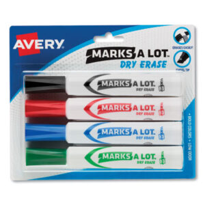 AVERY; Dry Erase; Dry Erase Markers; Marker; Markers; Marks-A-Lot; Writing; Utensil; Arts; Crafts; Education; Schools; Classrooms; Teachers; Students