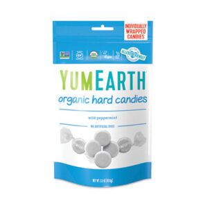 YumEarth Naturals Peppermint Hard Candies; Snacks; Candy; Organic; All-Natural; Breakrooms; Kitchens; Nutrition; Nourishment; Vittles; Snacks