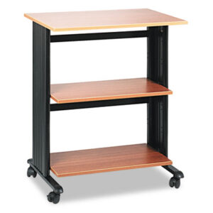 Mobile Printer Stand; Printer Cart; Printer Stand; Steel; Worksurfaces; Pedestals; Platforms; Dollies; Trolleys; Furniture; Safco