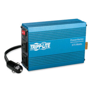 Inverter; Portable; Powerverter; Tripp Lite; Suppressors; Power; Voltage; Spikes; Current; AC; Electricity; Overloads; Circuits; Electronics; Technology PV375; Power Verter; portable power; Compact Inverter; KMW; Kensington inverter; Auto/Air power inverter