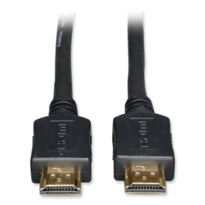 Digital Video Cable; HDMI; Tripp Lite P568-050; HDMI Gold Cable; HDMI M/M;HDTVs; Plasma displays; LCD TV&apos;s; projectors; Digital source devices; Digital Set-Top boxes; DVD/DVD-R players; AV receivers; 50 ft HDMI cable; Belkin HDMI; BLK