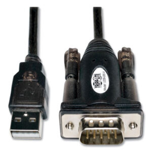 Tripp Lite; USB/Serial Adapter Cable; Connectivity; Connections; Computers; Peripherals; Lines; Cords U209-000-R; USB to Serial Adapter; USB-A Male to DB9M; PDA; digital camera; modem; ISDN terminal; BLK; Belkin USB Serial adapter; Centronics