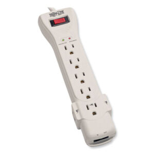 Power Protection; Surge; Surge Protector; Surge Suppressor 7-ft. Cord; 15-Outlet; Electric/Electrical; Fax/Phone/Telephone; Line Protection; Modem; Noise Filter; Office Machine; Power Surge Suppressor; Suppressor; TRIPP LITE; Suppressors; Power; Voltage; Spikes; Current; AC; Electricity; Overloads; Circuits; Electronics; Technology BLK; Belkin surge; KMW; Kensington surge; IVR; Innovera surge; FEL; Fellowes Surge; APC Surge; APW; SUPER7TEL15; Tel&apos;DSL; RJ11