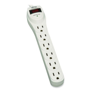 2-ft. Cord; 6-Outlet; Basic; Computer Gray; Electric/Electrical; Noise Filter; Office Machine; Power Surge; Suppressor; Surge Protector; Surge Suppressor; TRIPP LITE; Suppressors; Power; Voltage; Spikes; Current; AC; Electricity; Overloads; Circuits; Electronics; Technology BLK; Belkin surge; KMW; Kensington surge; IVR; Innovera surge; FEL; Fellowes Surge; APC Surge; APW; TLP602; Protect It