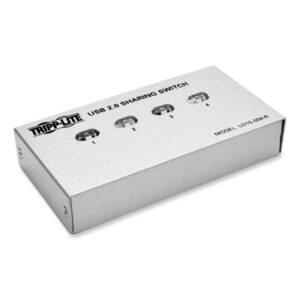 4-Port; Peripheral; TrippLite; Switch; Electromechanical; Current; Interrupters; Circuits; Electronics; Components; Wiring; Devices U215-004-R; USB 2.0 Hub; BLK; Belkin USB hub; KMW; Kensington USB Hub; USB Hub; Peripheral Sharing; Printer sharing; printer; scanner; external hard drive